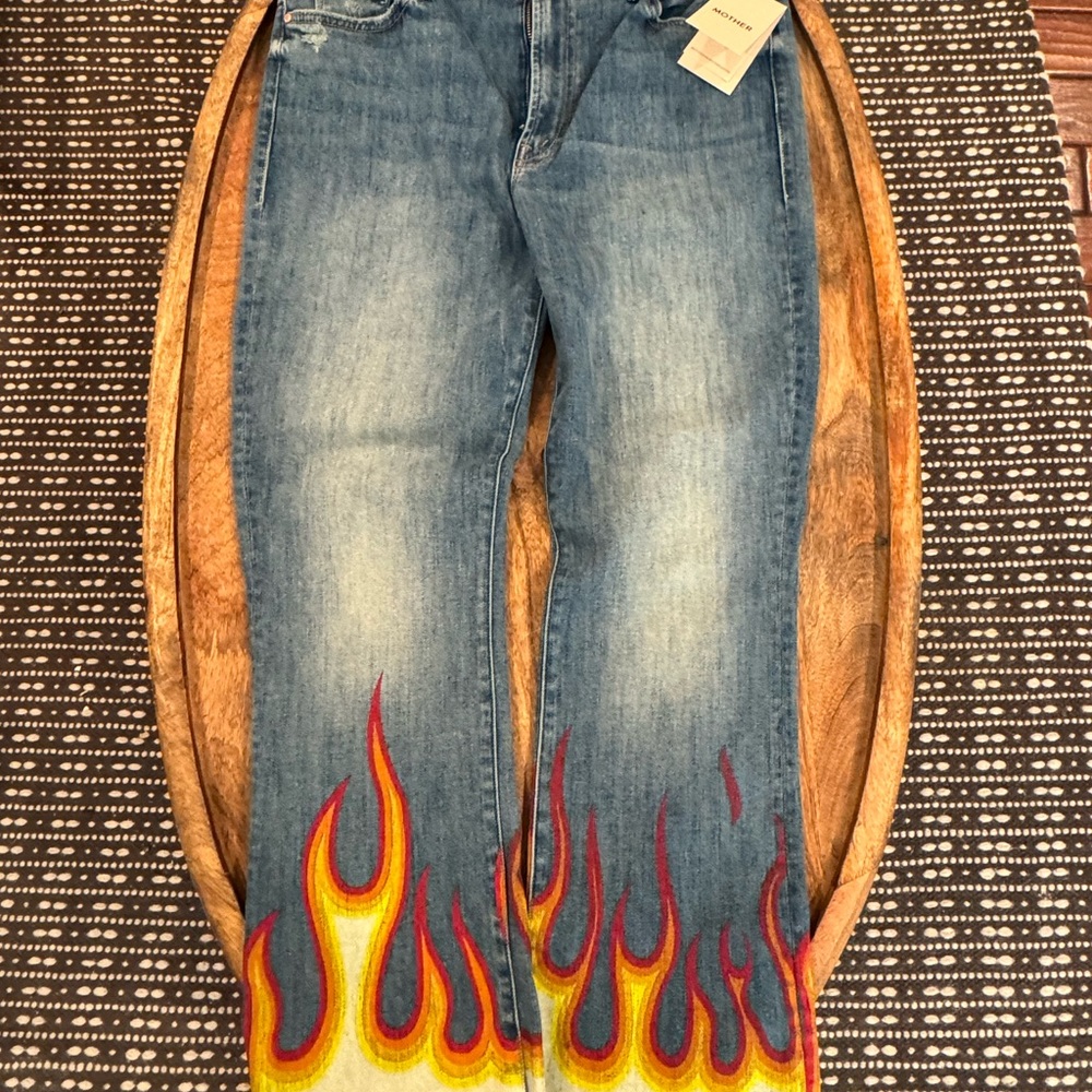 Mothers Insider cropped denim